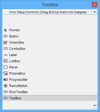 Controls Inno Setup